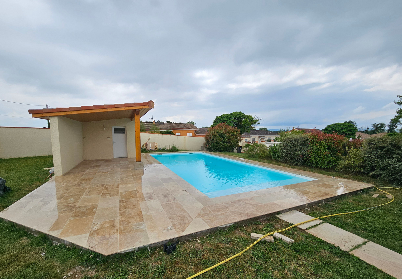 Terrasse pool house