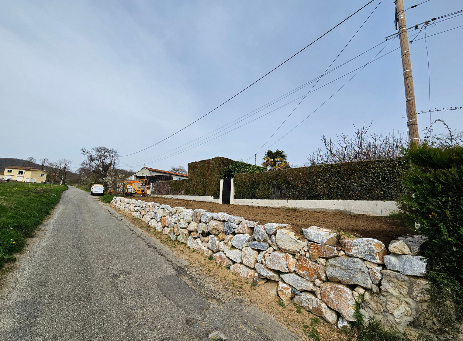 Mur pierres seches